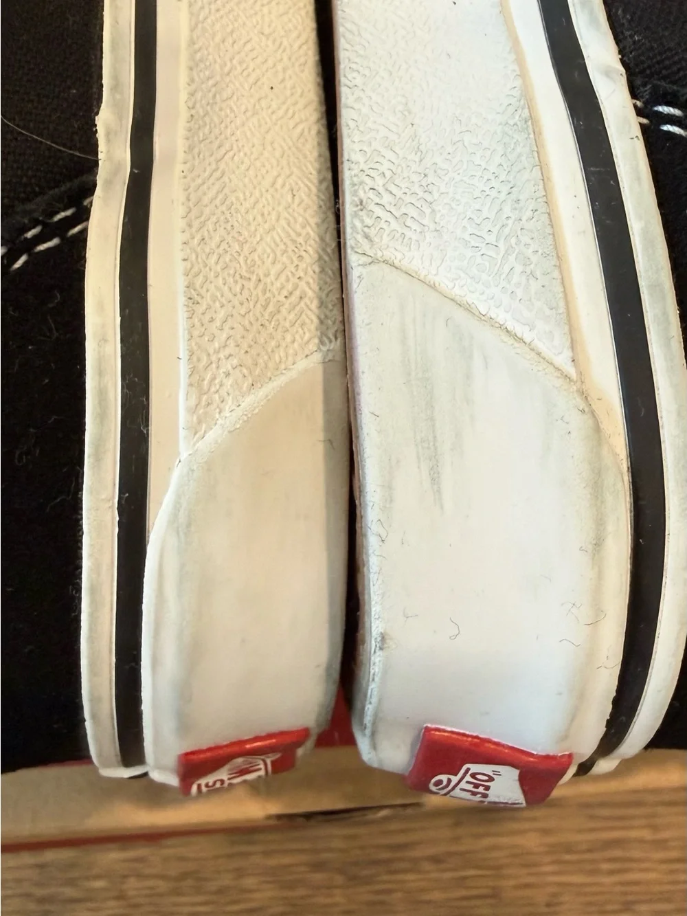 Vans Kids Knu Skool Black/True White Youth Size 3 Skate Shoes In Box